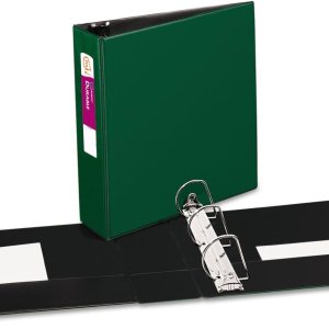 AVERY Nuevo – Carpeta de referencia duradera con anillos EZ-Turn, 11 x 8-12, capacidad de 3″, verde 27653 AVERY Nuevo – Carpeta de referencia duradera con anillos EZ-Turn, 11 x 8-12, capacidad de 3″, verde 27653