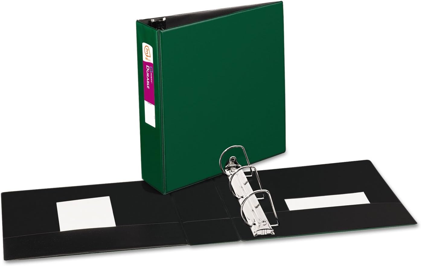 AVERY Nuevo – Carpeta de referencia duradera con anillos EZ-Turn, 11 x 8-12, capacidad de 3″, verde 27653