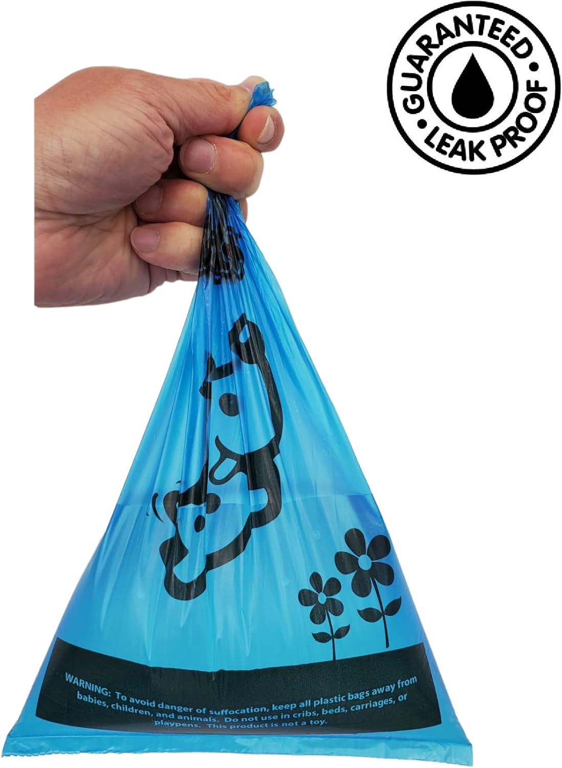 Bolsas para Heces de perro, 300unidades Azul, con corteza + con corteza