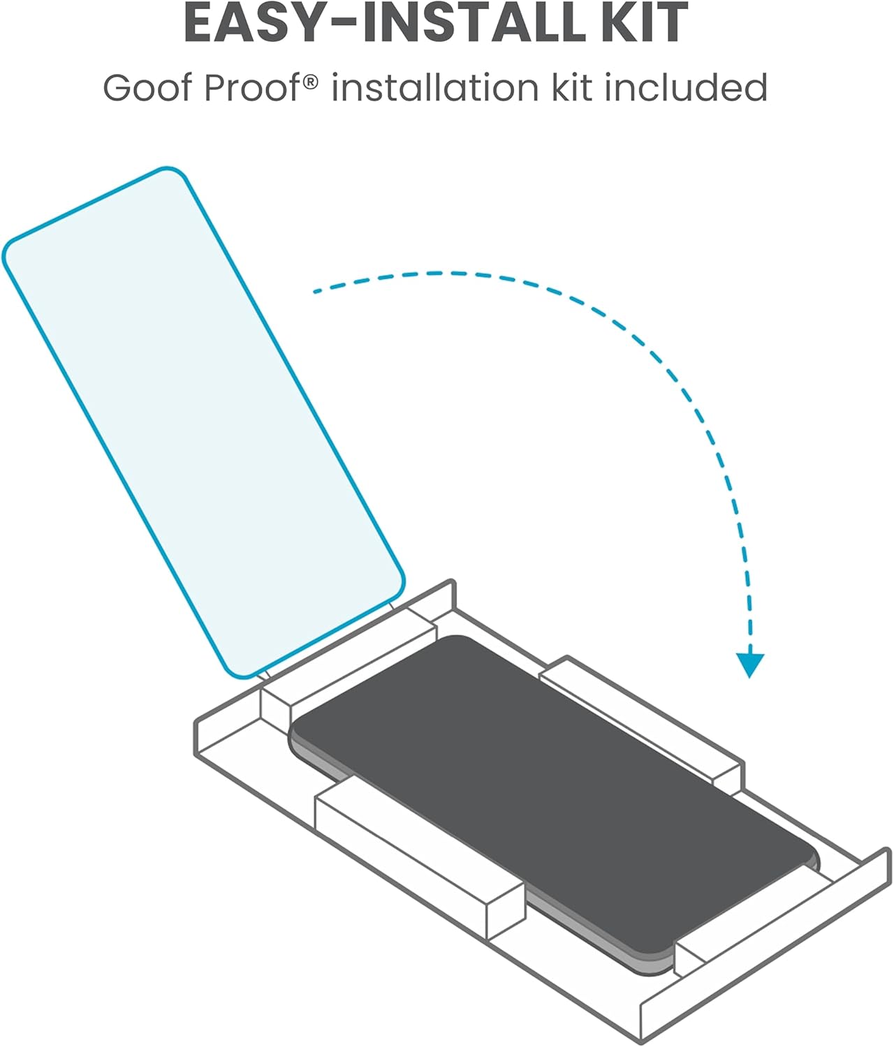 Speck Protector de pantalla de vidrio ultrafino, 6.1 pulgadas para iPhone 15 Pro, resistente a los golpes, fácil de instalar, ShieldView Glass,