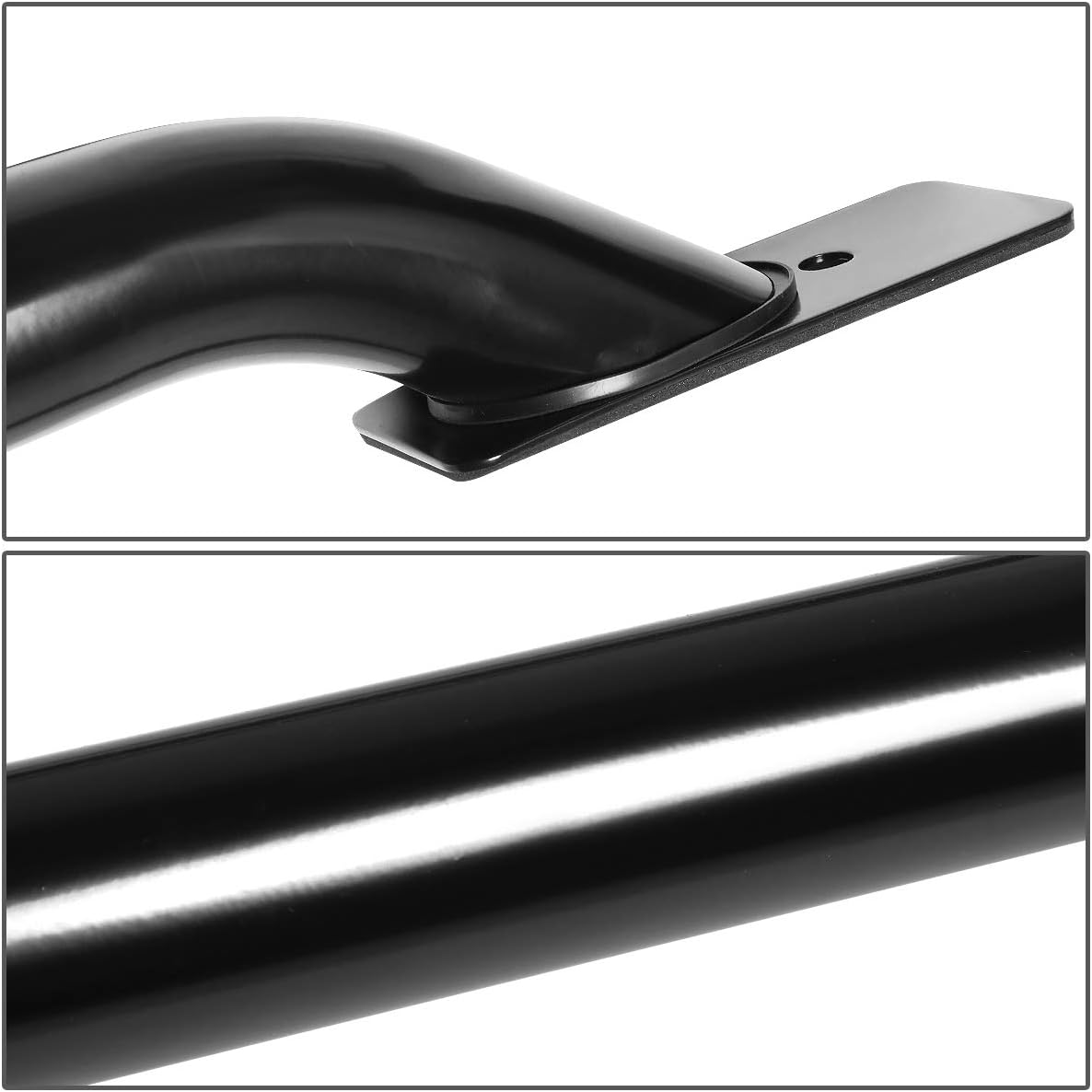 DNA MOTORING RAIL-001-BK – Par de rieles para caja de camioneta 92-11 Ranger Tundra de 6 pies, color negro