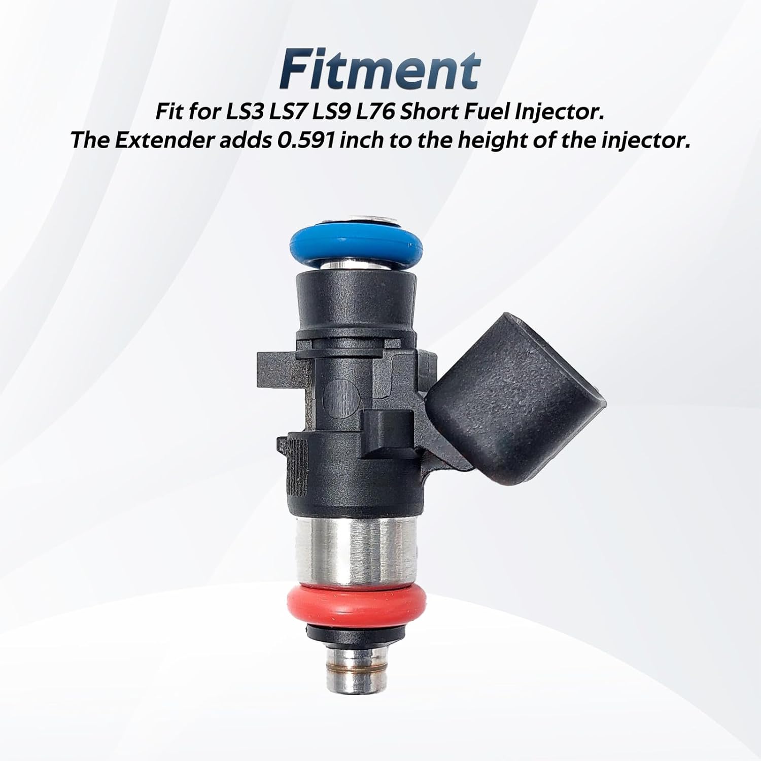 8 unids LS3 LS7 LS9 L76 Shorty Inyector de Combustible Adaptador Espaciador a LS2 Admisión Carril de Combustible
