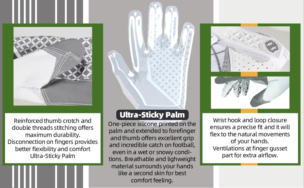 Seibertron Pro 3.0 Elite – Guantes de fútbol para jóvenes y adultos