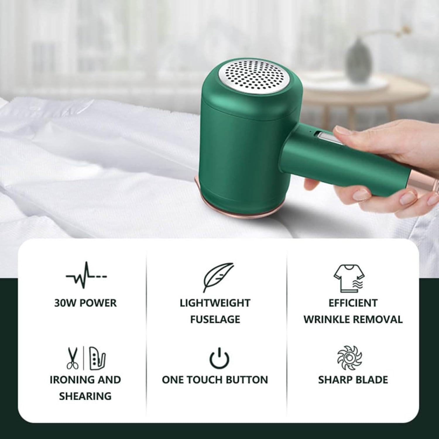 Mini máquina de planchar portátil, mini plancha de vapor de viaje, vaporizador de mano para ropa, precalentamiento rápido, planchado en seco a