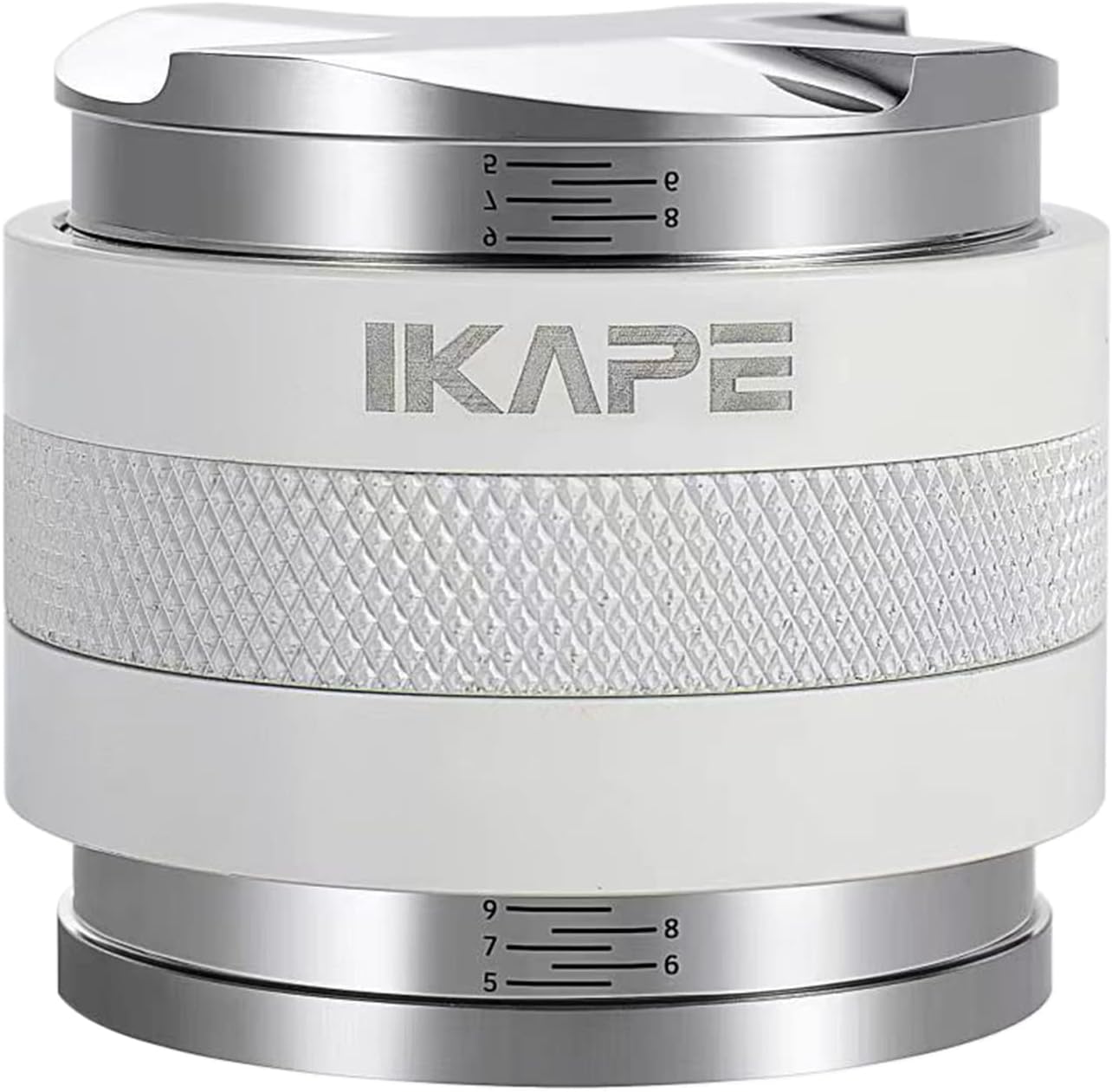 IKAPE Productos de café, distribuidor de café de 2.008 in y manipulación manual, distribuidor de espresso de profundidad ajustable para todos los