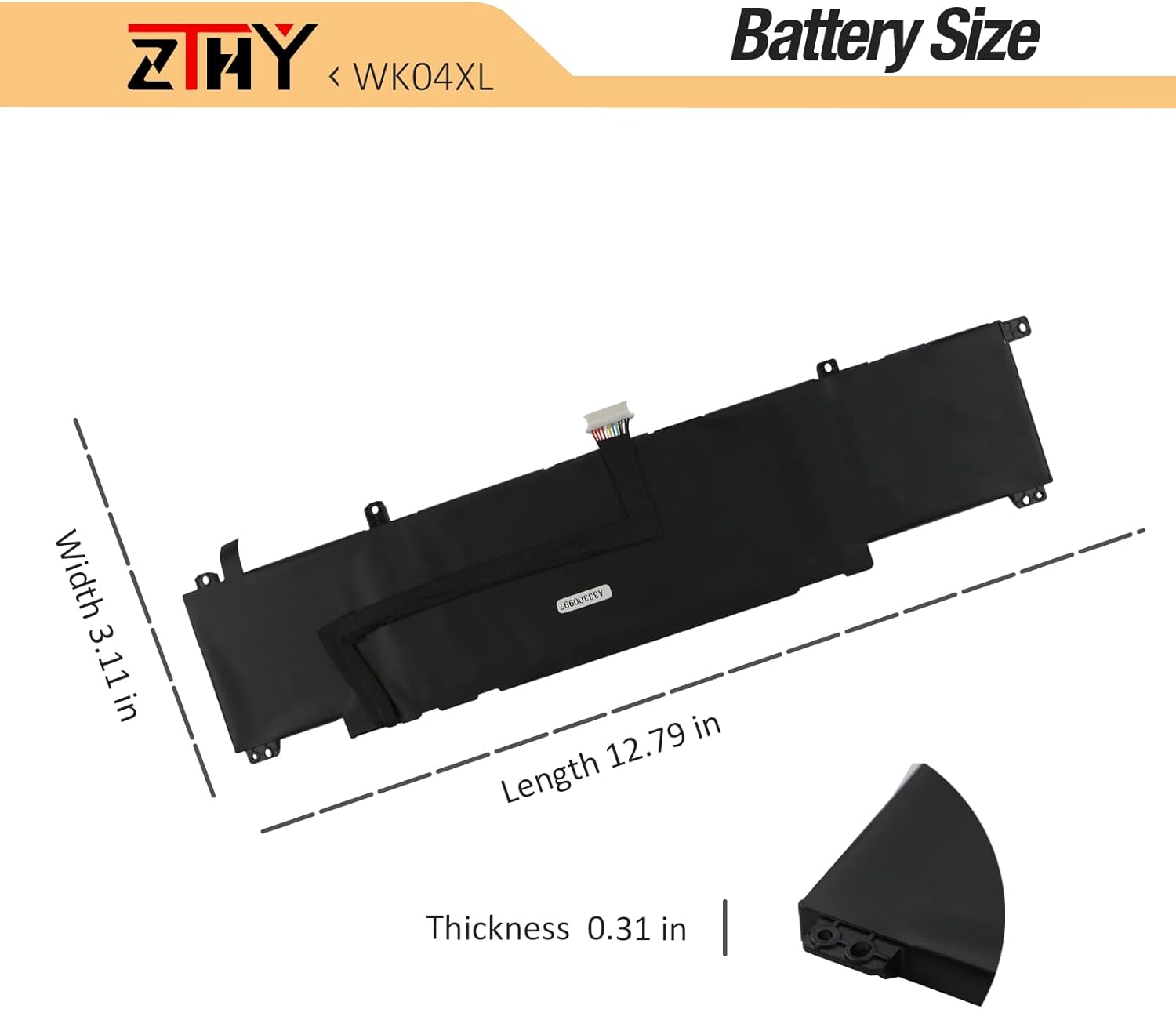 ZTHY WK04XL Batería para HP OMEN 16-b 16-c Victus 16-e 16-d 15-f 15-fa0029tx 16-D0001UR 16-D0023DX 16-D1113TX 16-E0005UA 16-E0029UR 16-E0113TX 94NW