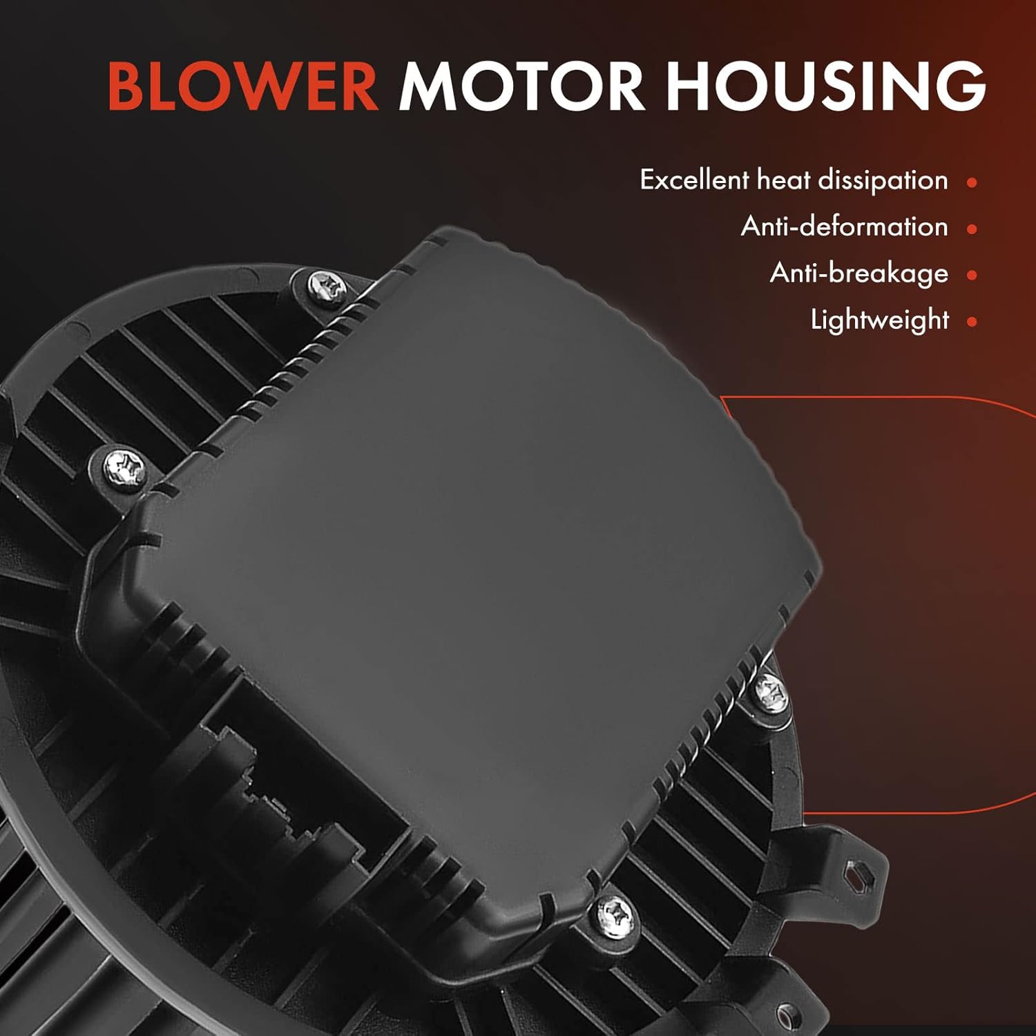 A-Premium Conjunto de motor de ventilador de calefactor HVAC frontal compatible con vehículos Cadillac, Chevy y GMC – Tahoe, Yukon, Escalade,