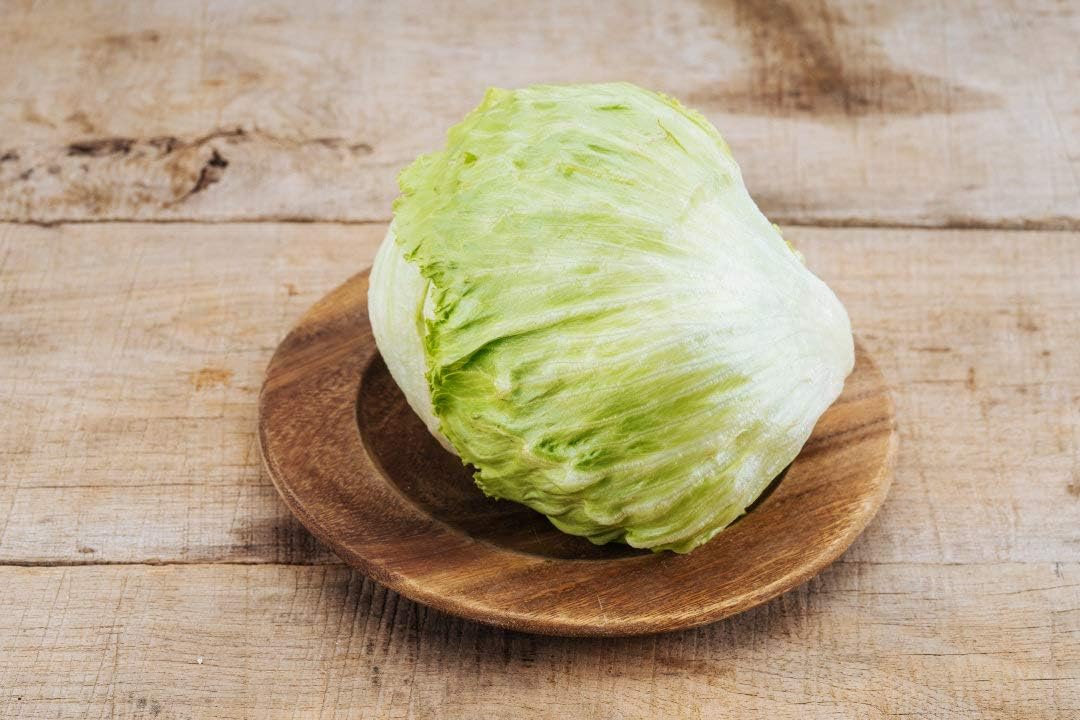 Semillas Vegetales Crisphead Lechuga Iceberg Hoja Crujiente Heirloom para Ensaladas – 1000 Semillas