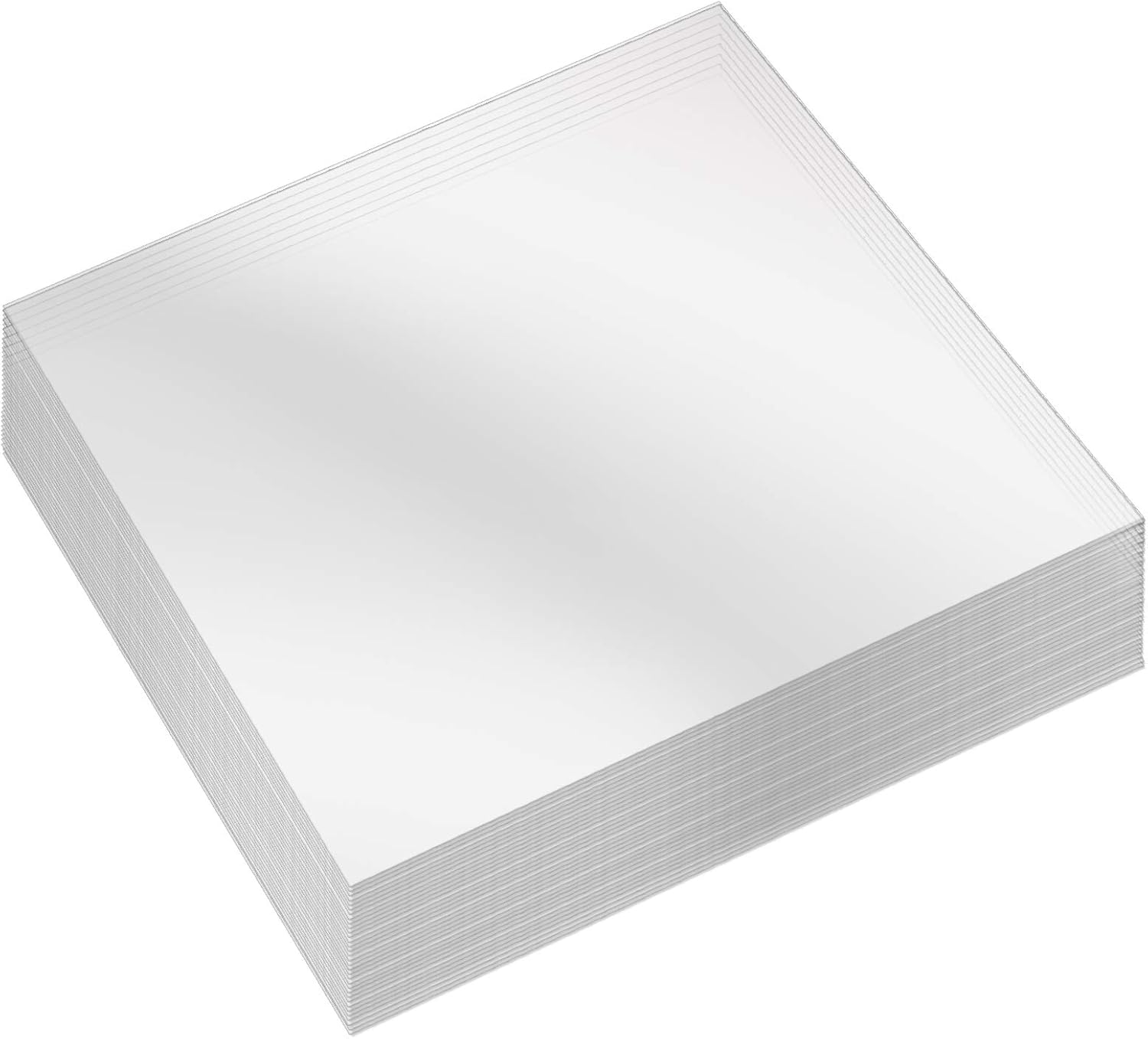 Outus 104 hojas de celofán de celofán de color para filtro de luz de gel, bricolaje, manualidades, decoración, lámina de plástico (transparente, 7.5