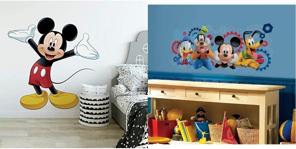 RoomMates Calcomanía de pared gigante de Mickey Mouse & Mickey and Friends
