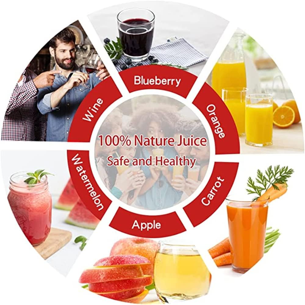 Prensa de vino de frutas de 3.17 galón12 L, prensa manual de uva de hierro fundido para elaboración de vino, cesta de madera 100% natural con 8