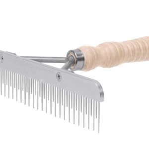 Weaver Leather Peine para ganado, maderaacero inoxidable Weaver Leather Peine para ganado, maderaacero inoxidable