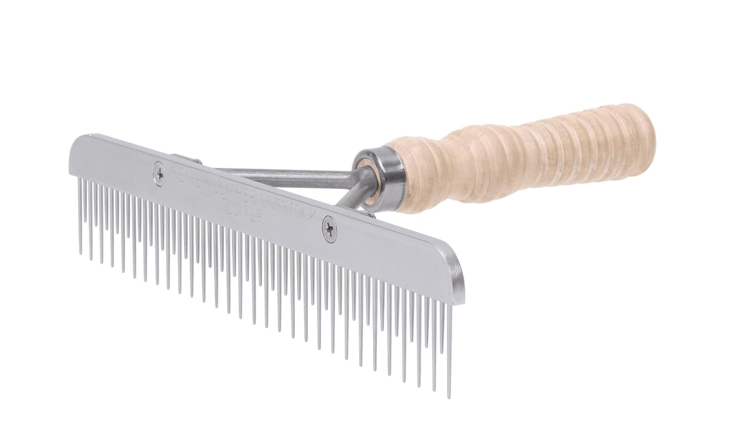 Weaver Leather Peine para ganado, maderaacero inoxidable