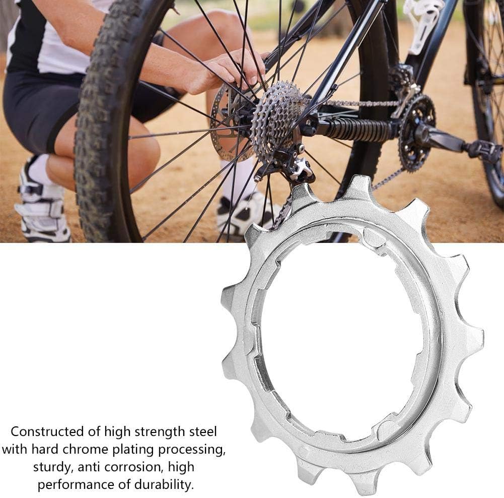 Keenso Piezas de rueda libre de bicicleta,Piezas de rueda libre de bicicleta de acero de alta resistencia Cog bicicleta de montaña para engranaje