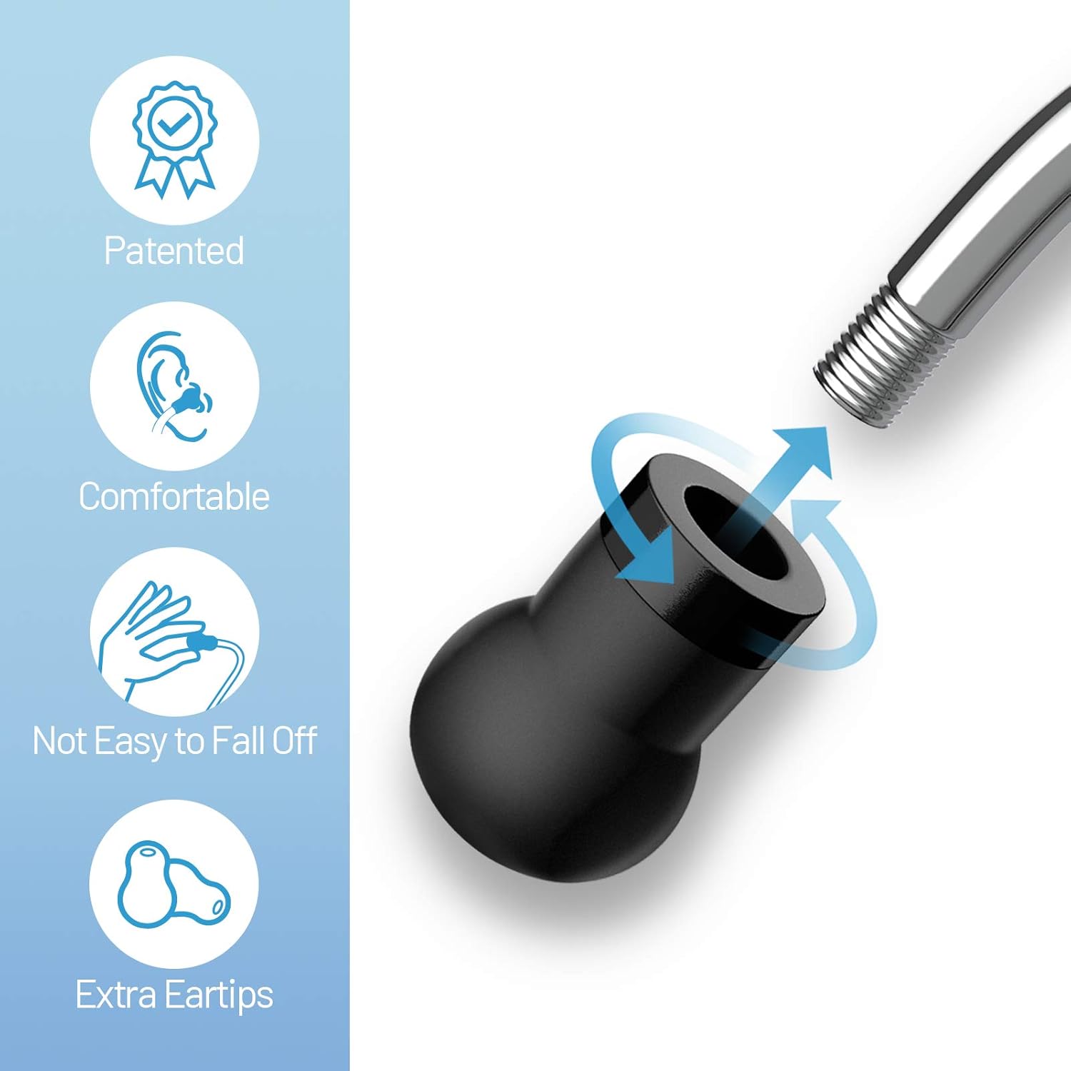 FriCARE – Estetoscopio de doble cabeza para entorno médico y doméstico, diseño clásico, ligero, estetoscopio para adultos, regalo para enfermeras,