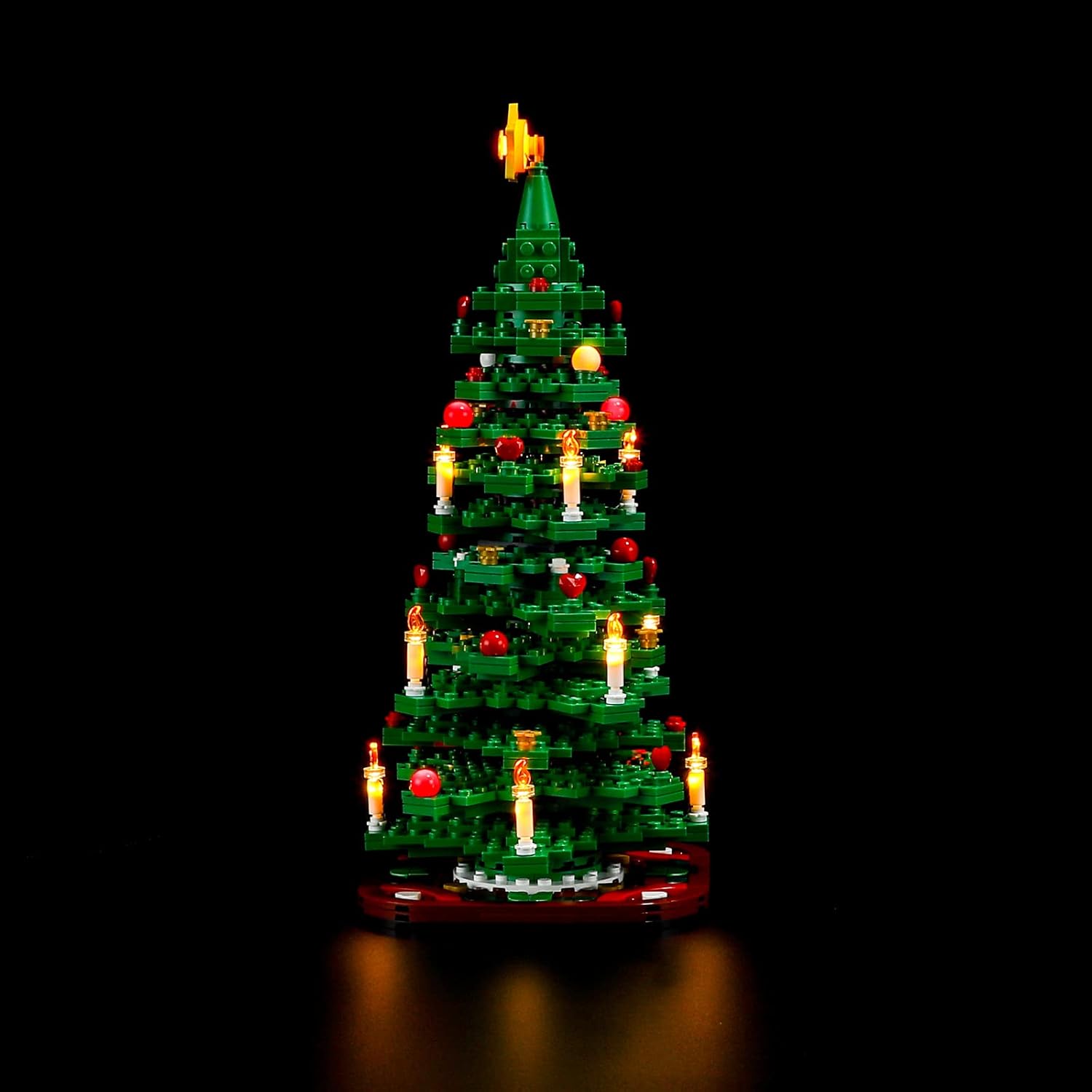 BRIKSMAX Kit de iluminación LED para árbol de Navidad LEGO-40573, compatible con el modelo de bloques de construcción de Lego, no incluye el juego