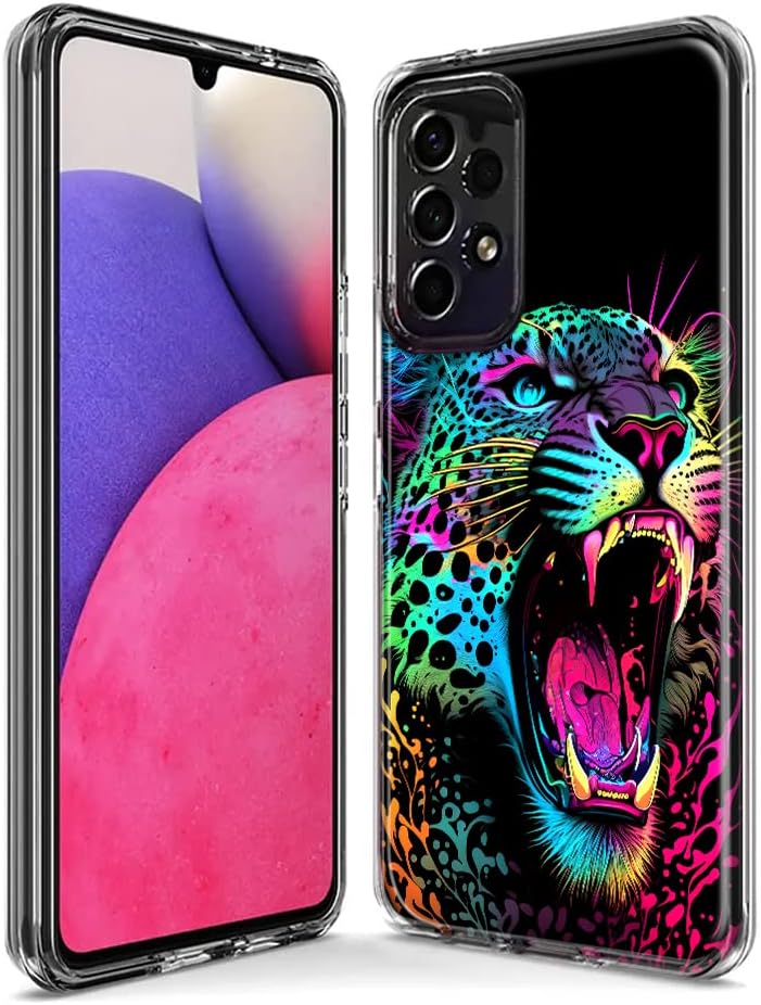 MUNDAZE – Case for Samsung Galaxy A52 Slim Hybrid Shockproof Hard Shell Soft TPU Heavy Duty Protective Phone Cover – Cute Girly Art Design Print
