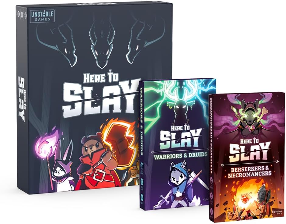 Unstable Games – Here to Slay – Juego base + paquete de 2 expansiones