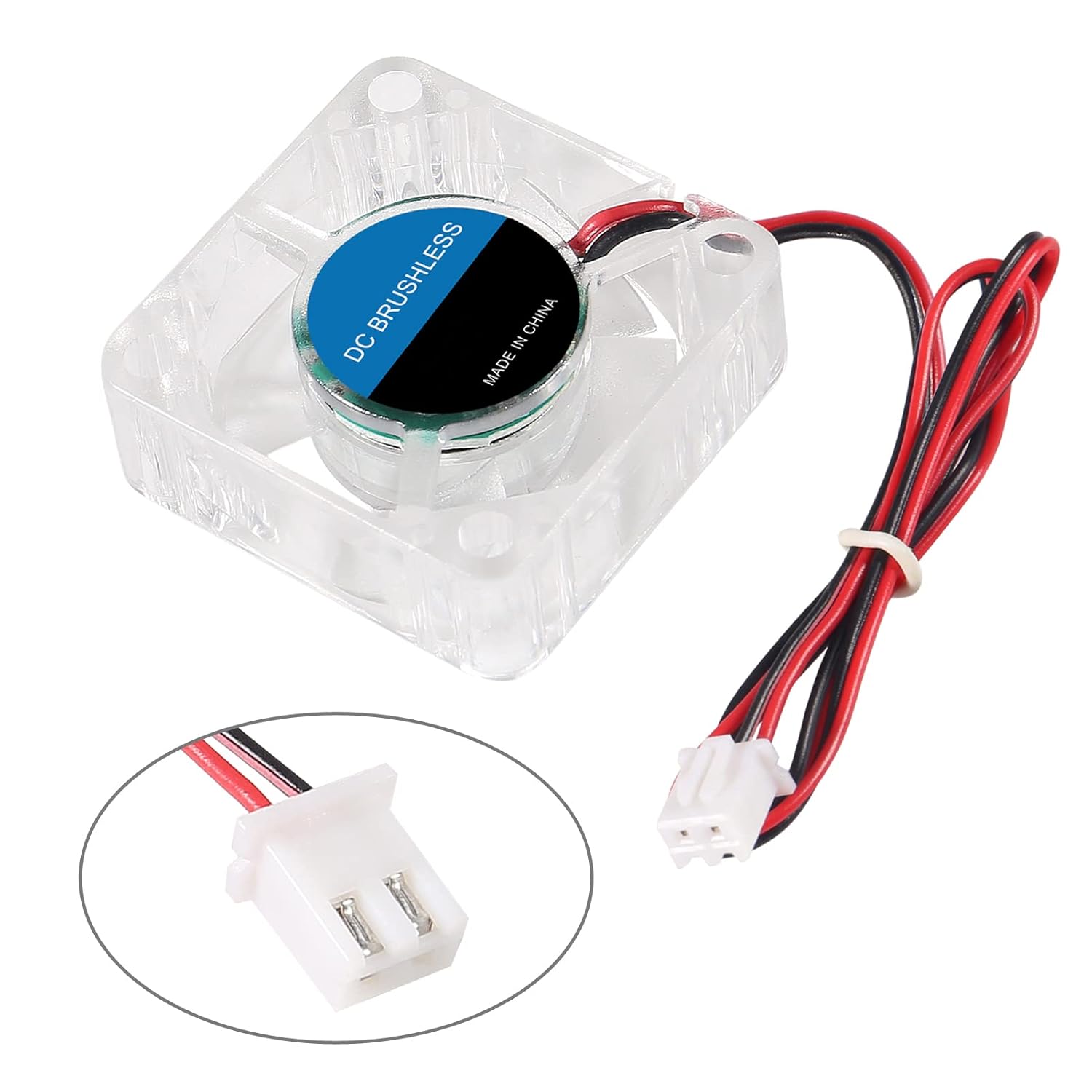 4 unids 3010 ventilador 1.181 in 1.181×1.181×0.394 in RGB ventilador color Led DC 12V 3010 DC enfriador hidráulico rodamiento sin escobillas