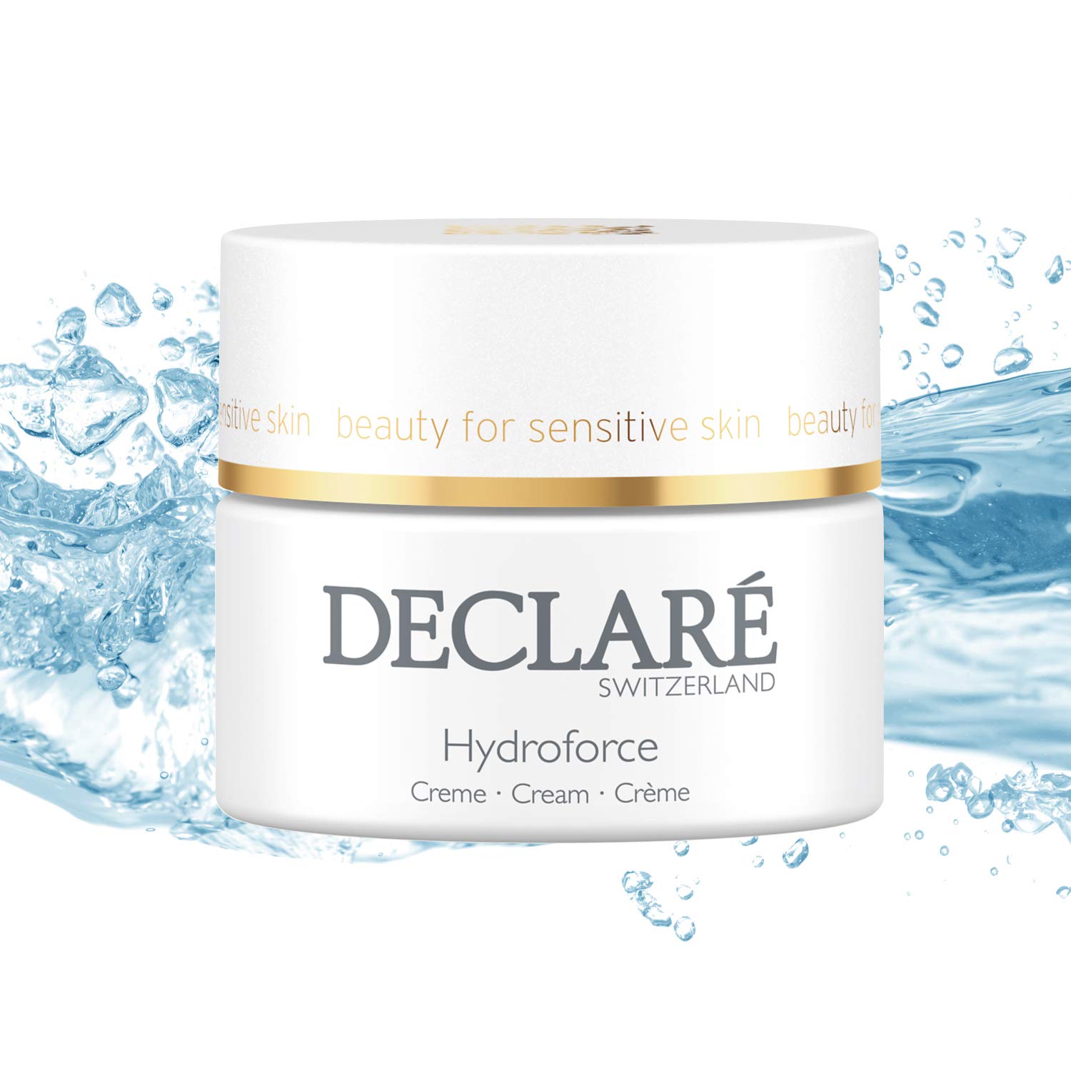 Declaré Sensitive Skin Skincare Crema Hydroforce para pieles sensibles, transparente, 1.7 onzas