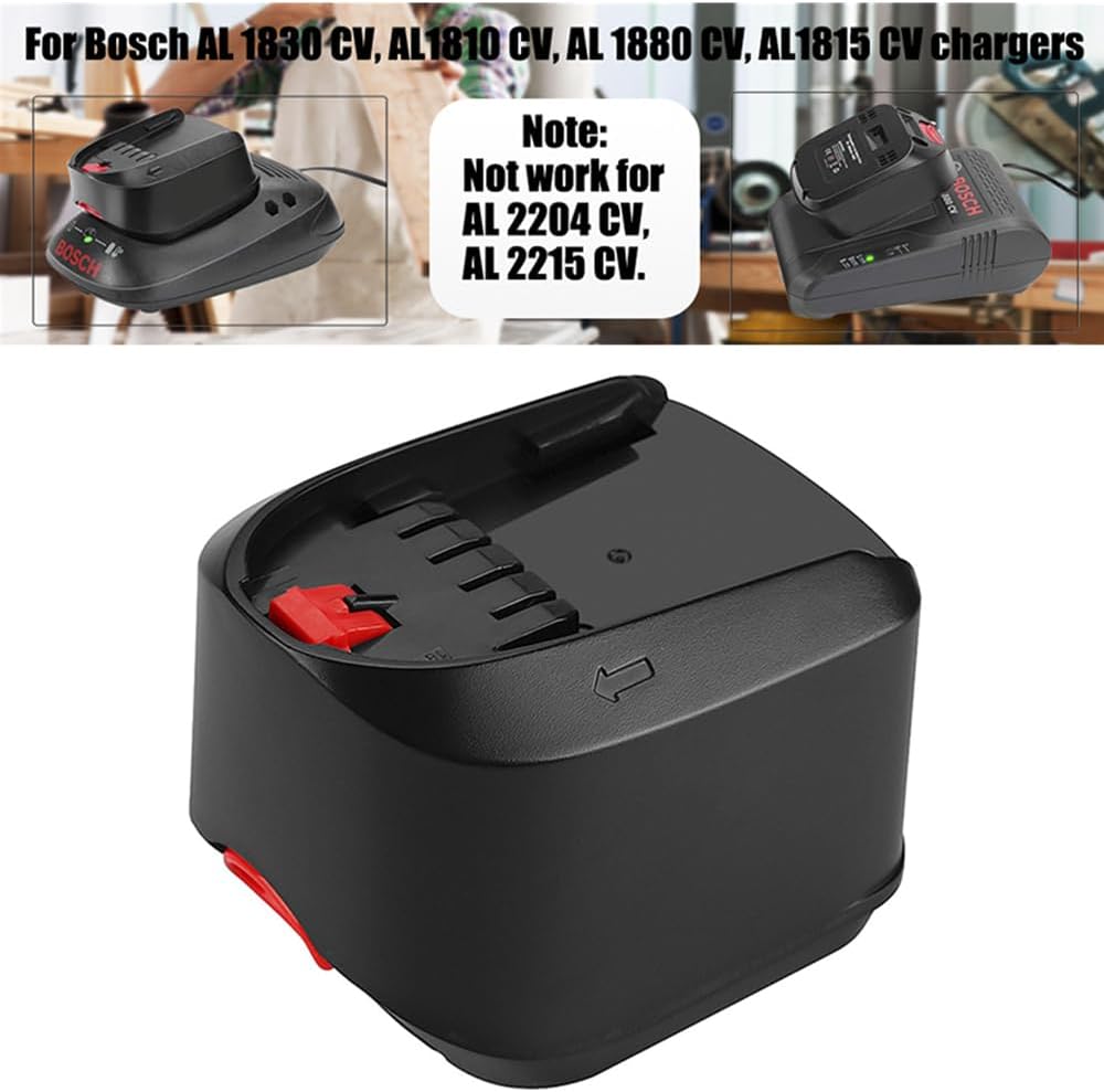 WTYXIYUN 4000MAH para herramientas eléctricas Bosch 18V tipo C AHS48LI, PSB 18 LI-2, PST 18 LI, PSR18LI-2 compatible con cargador AL1810CV, AL1830CV