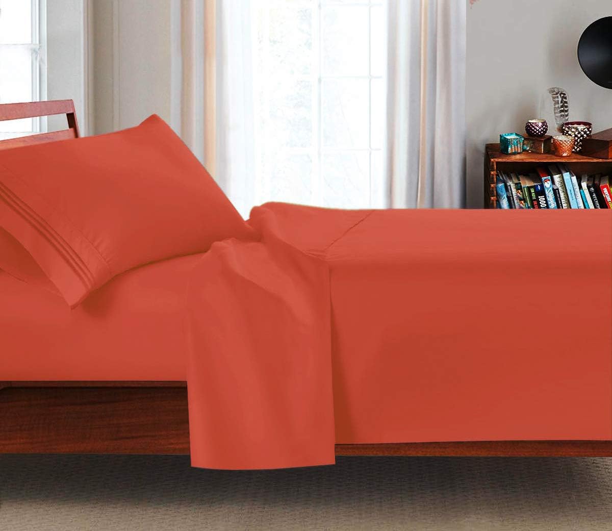 Clara Clark Juego de sábanas de 3 piezas tamaño individual XL, se adapta a camas de dormitorio universitario, extra suave, bolsillos profundos,