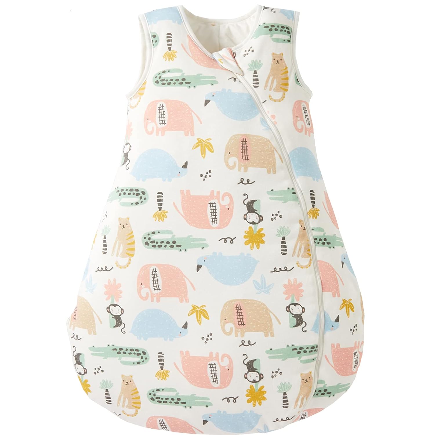 Duomiaomiao Saco de dormir para bebé de 0 a 9 meses, 100% algodón, 2.5 TOG, manta de invierno para bebé, cálido acolchado cómodo saco de dormir para