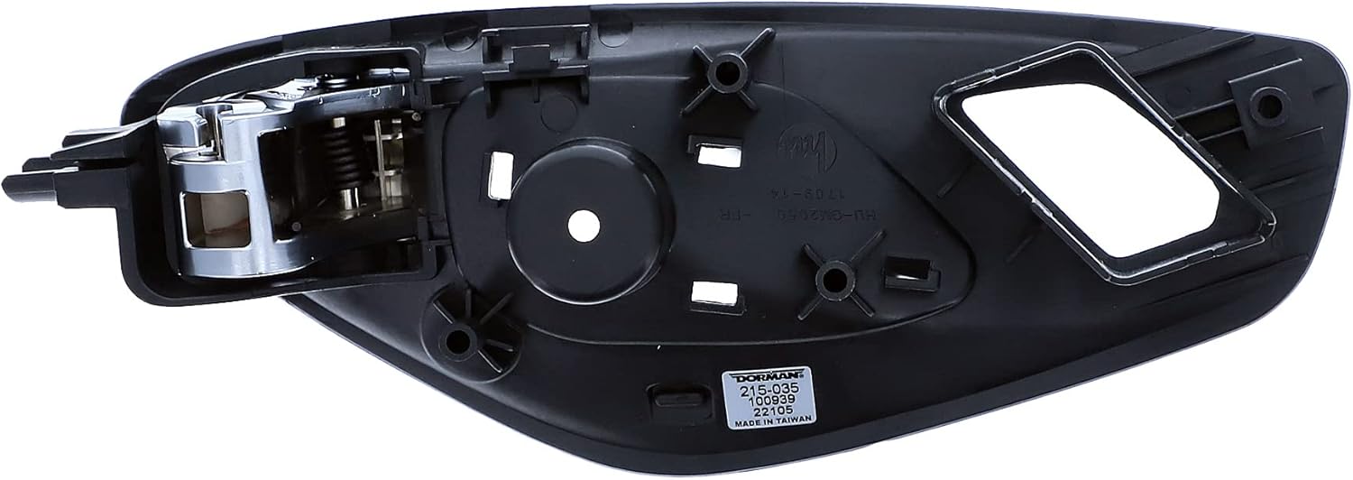 Dorman 15754 – Manija de puerta interior del lado del pasajero delantero compatible con modelos seleccionados de Chevrolet, plateada negro