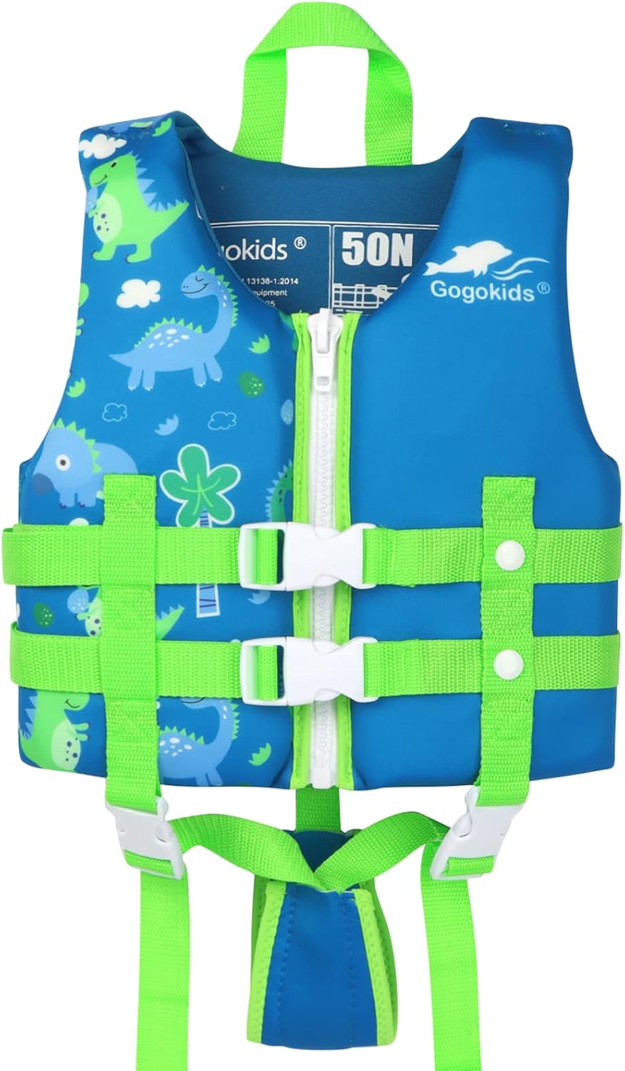 Gogokids Chaleco de natación para niños y niñas, chaleco flotante para niños y niñas, para aprender a nadar