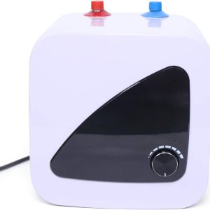 Calentador de agua eléctrico de 110 V para cocina, hogar, 8 L, gran tanque de agua caliente para cocina, grifo de lavado de cocina, acero inoxidable Calentador de agua eléctrico de 110 V para cocina, hogar, 8 L, gran tanque de agua caliente para cocina, grifo de lavado de cocina, acero inoxidable