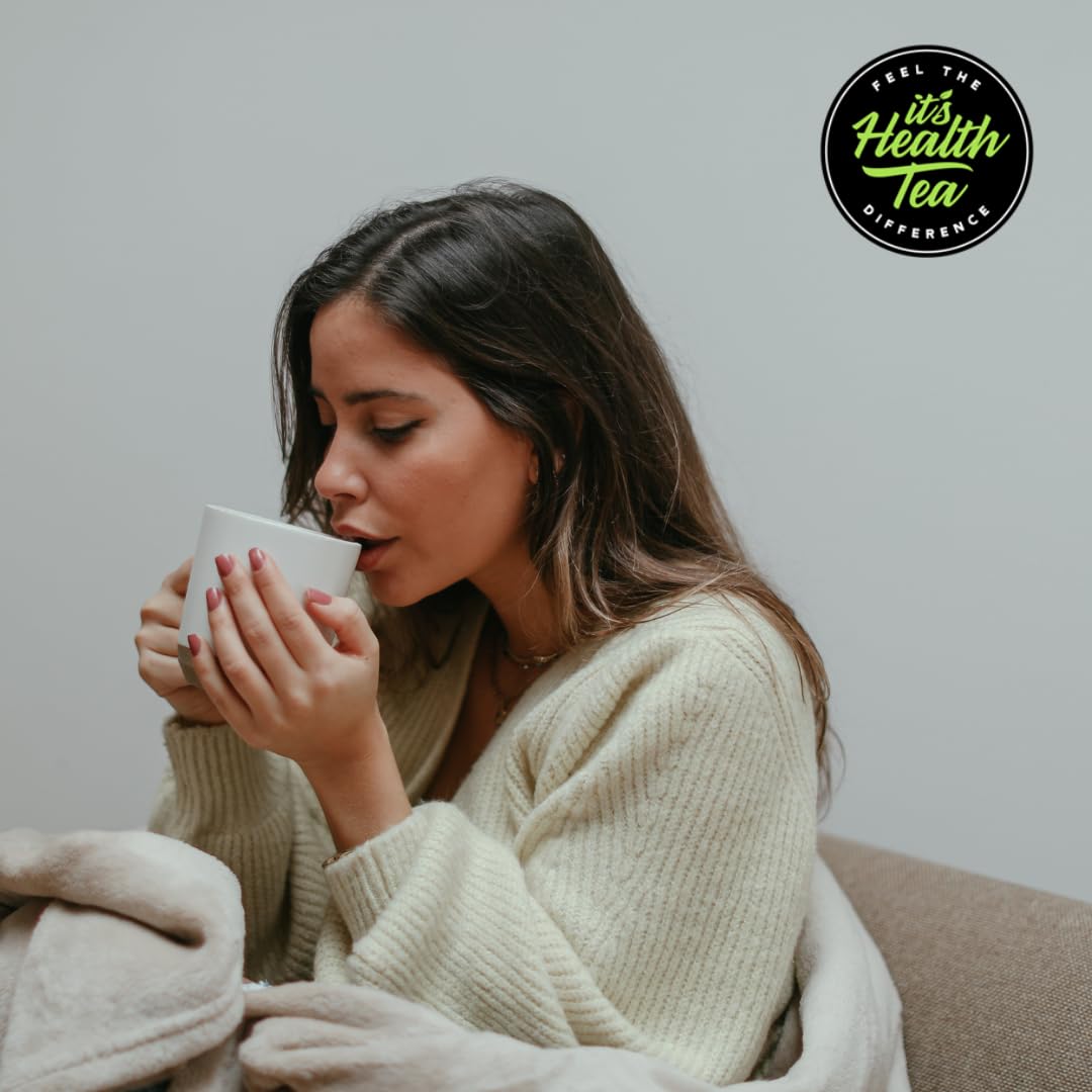 Mezcla de té negro de mora premium, hoja suelta de 2 onzas, té de mora con cafeína (caliente o helado)