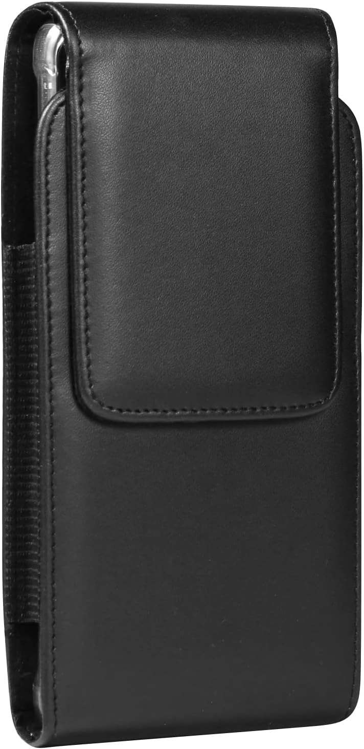 Funda de piel sintética para teléfono celular con clip para cinturón para Samsung Galaxy S21 S20 S22+ S21 FE S10 Note 10  Google Pixel 7 7a Pixel 6a