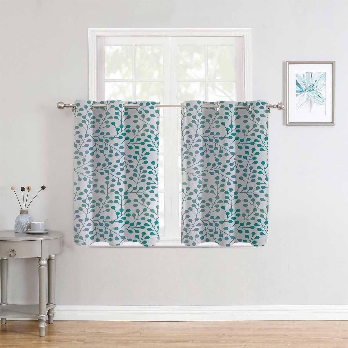 Cool Curtains Romance Accordion Doors for Closet Cortinas para Ventanas De Cuarto 63Inch Width by 63Inch Length,2 Panels