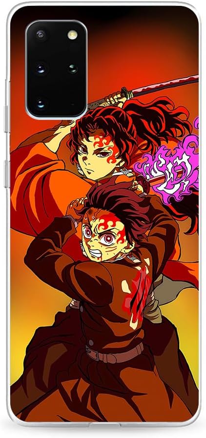 Clear Slim Soft Transparente Durable Caucho Silicona TPU Fundas Fit Funda para Samsung Galaxy S20 Plus Kamado Tanjirou Tsugikuni Yoriichi Anime