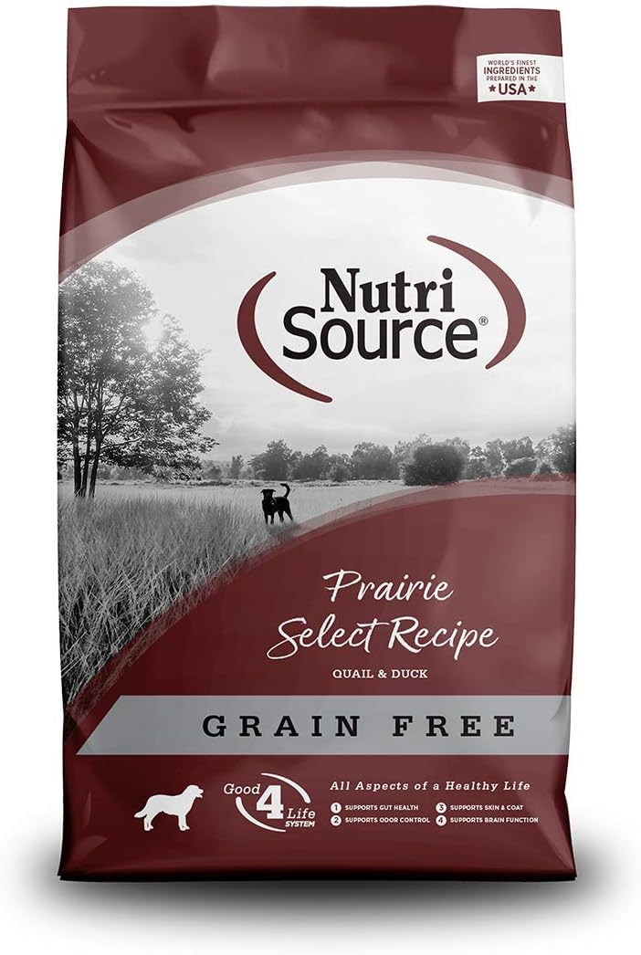 nutrisource Grain Free Prairie Seleccionar con Quail Dog Food 15lb by Desconocido