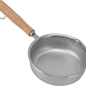 Syrisora Sartenes de acero inoxidable Pan de tortilla de acero inoxidable antiadherente para cocinar cocina Syrisora Sartenes de acero inoxidable Pan de tortilla de acero inoxidable antiadherente para cocinar cocina