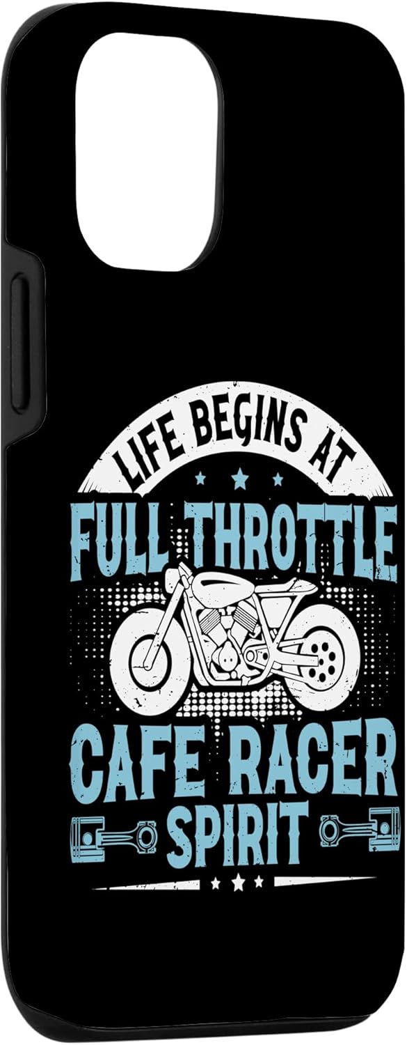 iPhone 1212 Pro Life Begins At Full Throttle – Cafe Racer Case