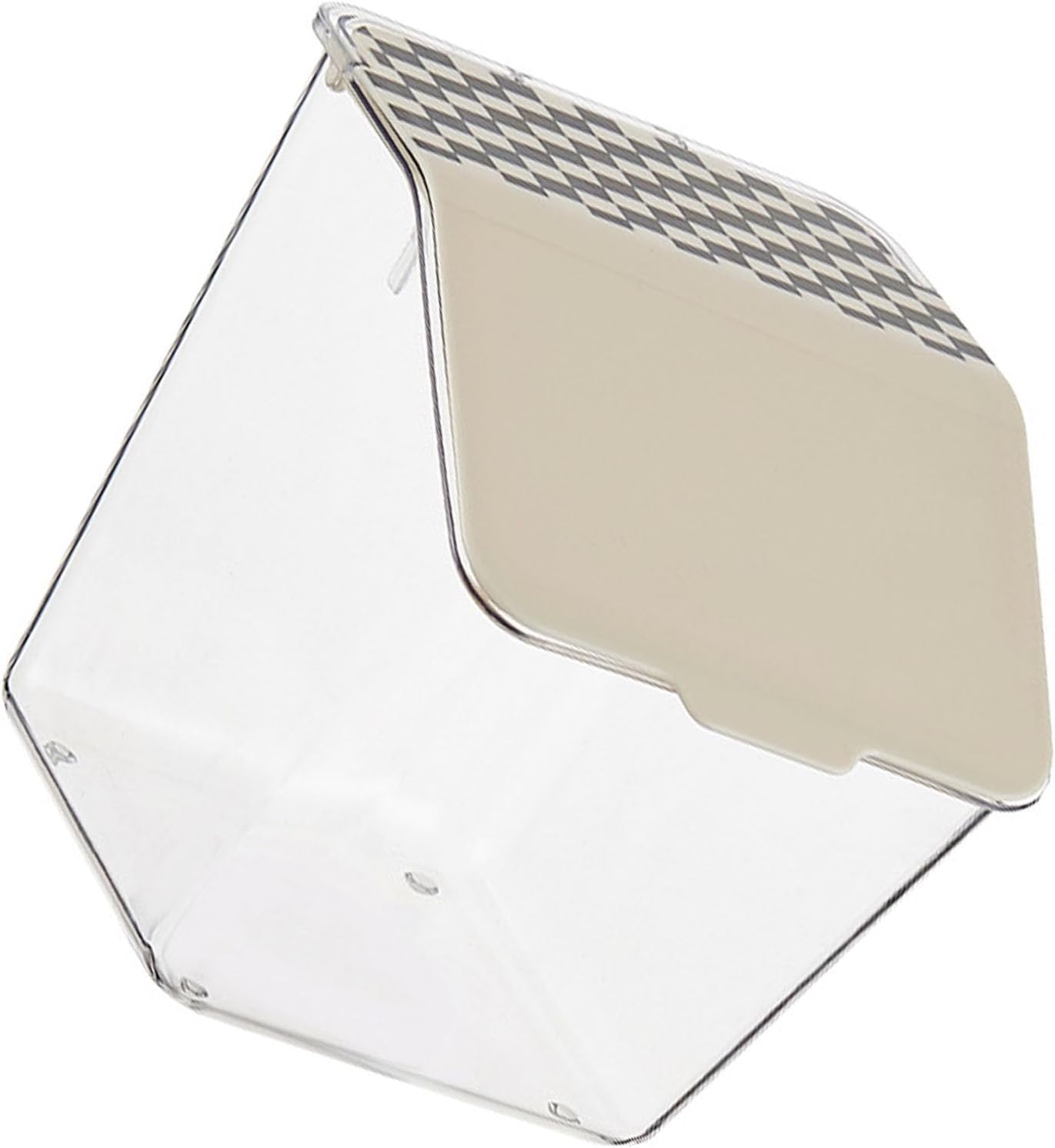 Contenedor de ajo montado en la pared, cebolla, ajo, hogar, para conservación, montado en la pared, transparente para elegantes tarros de ajos (1