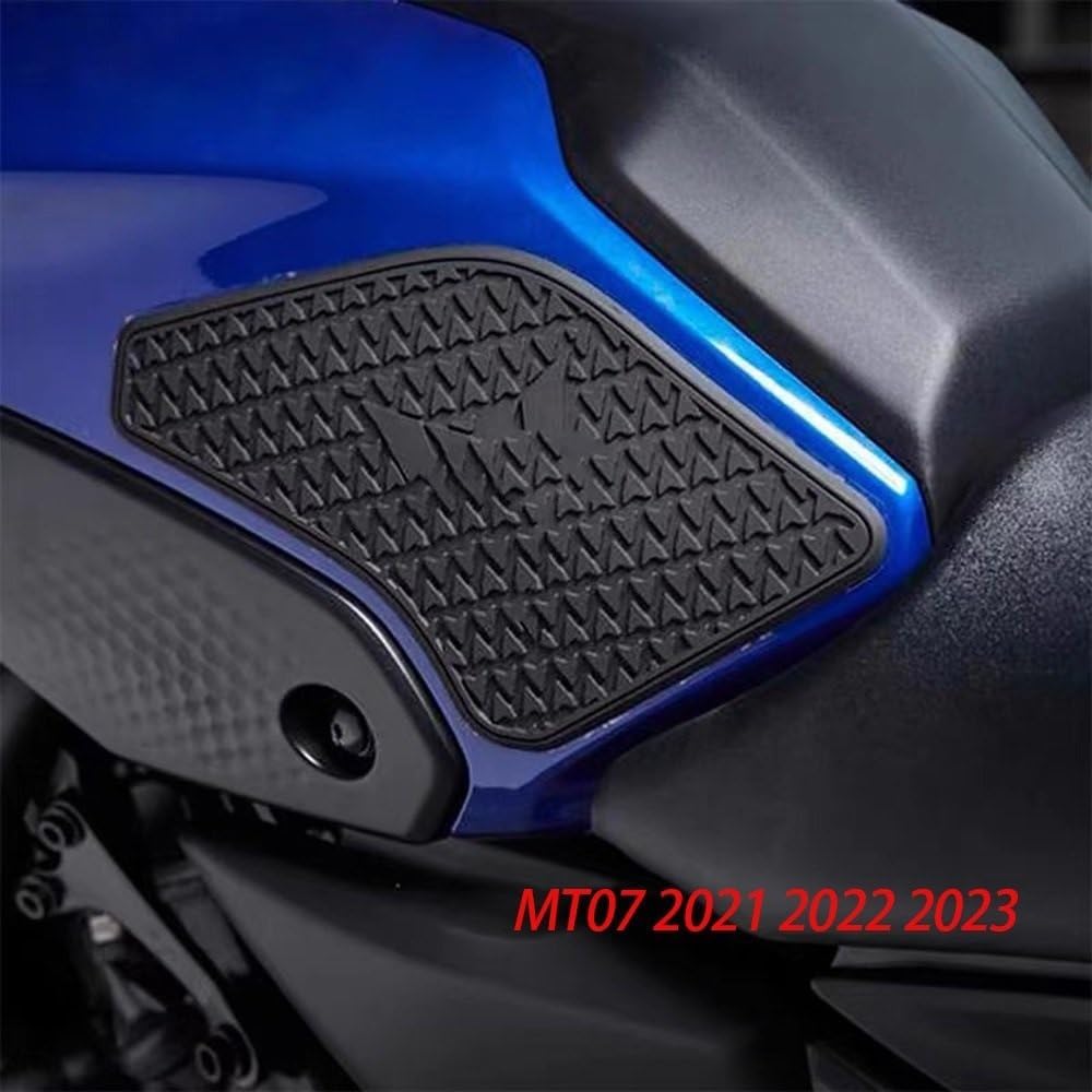 Adhesivo para tanque de combustible de motocicleta, almohadilla lateral para tanque de combustible, almohadillas protectoras, calcomanías de agarre