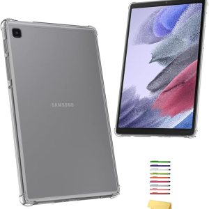 Funda transparente para Samsung Galaxy Tab A7 Lite de 8.7 pulgadas, modelo 2021 (SM-T220T225T227), esquinas a prueba de golpes, protección contra Funda transparente para Samsung Galaxy Tab A7 Lite de 8.7 pulgadas, modelo 2021 (SM-T220T225T227), esquinas a prueba de golpes, protección contra