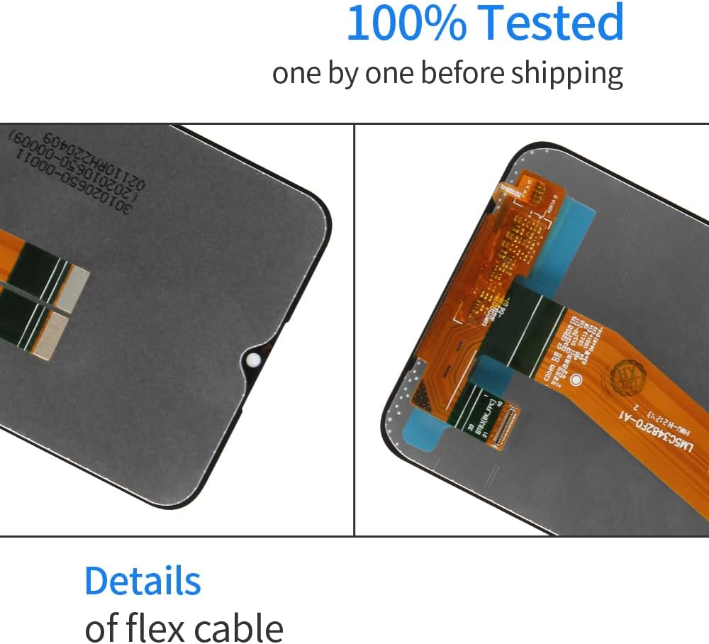 Para Samsung A02S Reemplazo de pantalla para Samsung Galaxy A02S LCD A025 A025U A025A A025V A025G Pantalla táctil Digitalizador Asamblea 6.5″