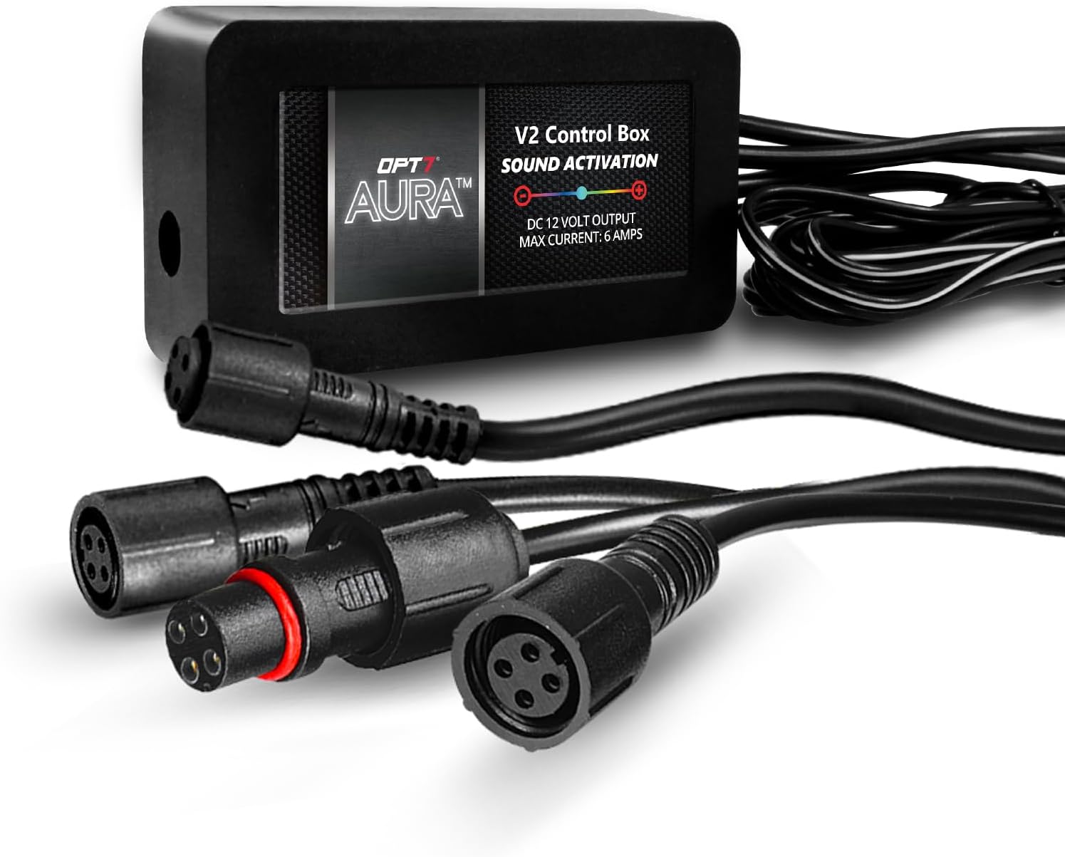 OPT7 Aura – Caja de control original D con SoundSync, función de luz de entrada de asistencia de puerta, para kit de aluminio rígido con conector