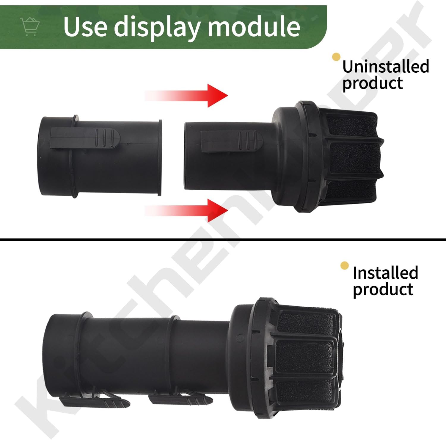 Silenciadordifusor VT2525 y WS25025A de 2.5 pulgadas para aspiradoras Ridgid húmedoseco, se adapta a la mayoría de aspiradoras con un puerto de