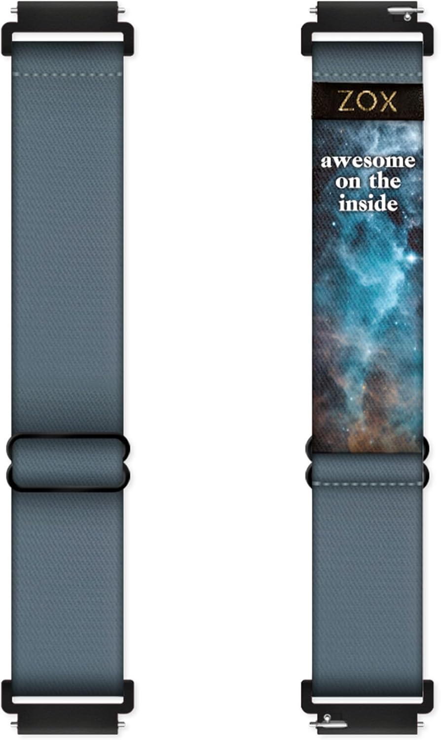 ZOX Correa para reloj inteligente Android  Banda elástica con afirmaciones motivacionales y hermosas obras de arte  Regalos para hombres, mujeres y