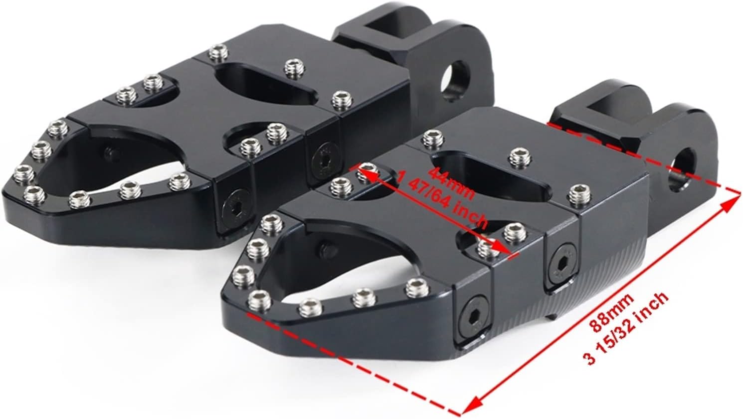 Footpeg For Yamaha X-MAX 300 X-MAX300 XMAX 300 XMAX300 MT-10 SP 2017-2022 2018 2019 2020 2021 Motorcycle Rear Passenger Foot Pegs (Color  Titanium)