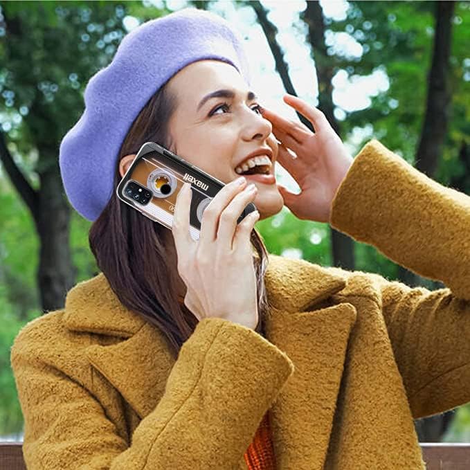 Compatible con OnePlus Nord N10 5G, vintage 80s 90s Retro Music Cassette Mixtape para niñas y mujeres, funda protectora delgada de TPU a prueba de