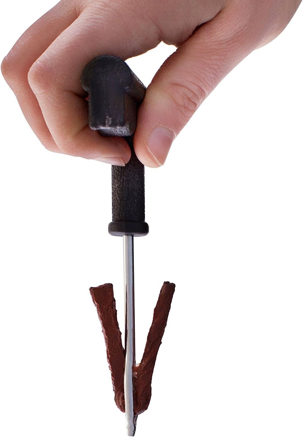 Kit de reparación de neumáticos sin cámara, reparación de pinchazos y tapones planos, automotriz, ideal para neumáticos en automóviles,