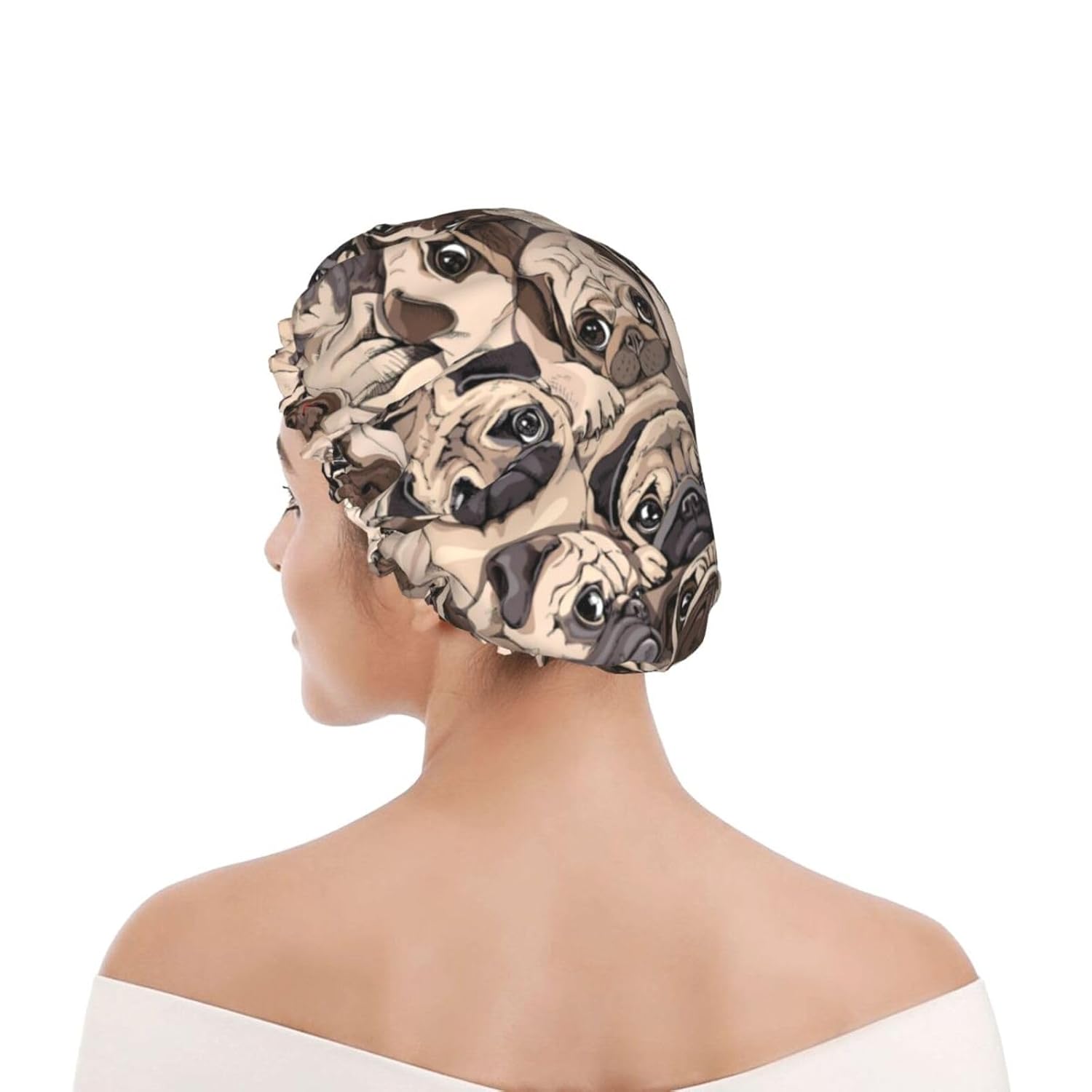 Gorro de ducha de microfibra para cachorros, perros y perros, gorro de ducha diseñado para mujeres y niñas, gorras impermeables reutilizables,