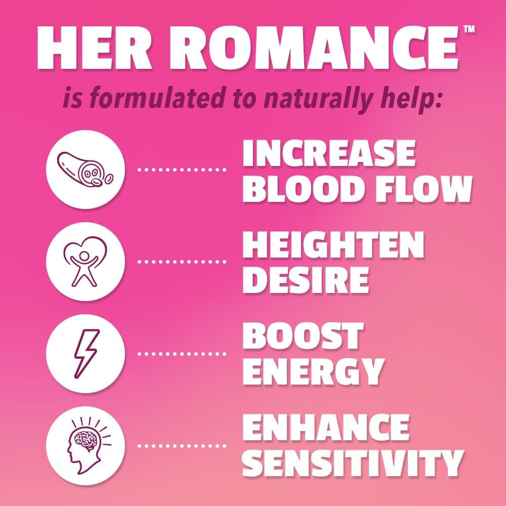 Pharmaganics Dr. Stephanie’s Her Romance – Gomitas para el equilibrio hormonal natural para mujeres, sabor natural a frambuesa