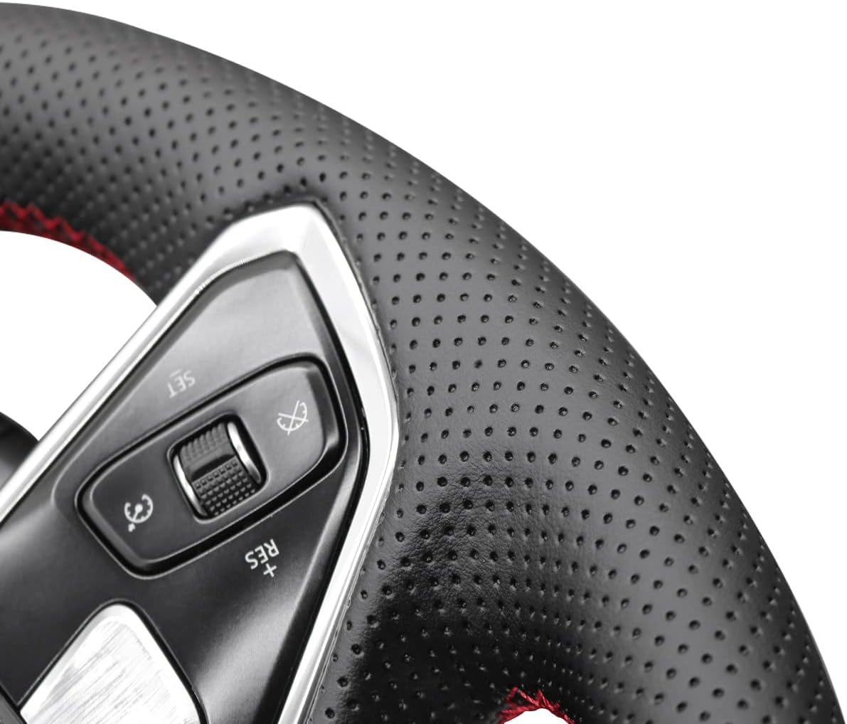 MEWANT Fundas para volante de automóvil para Chevrolet Corvette (C8) 2020-2023 Z06 para Corvette Stingray cosido a mano